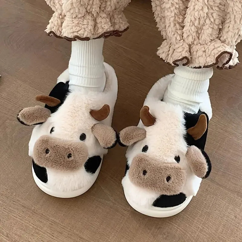 Cute Cow House Slippers