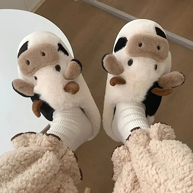 Cute Cow House Slippers