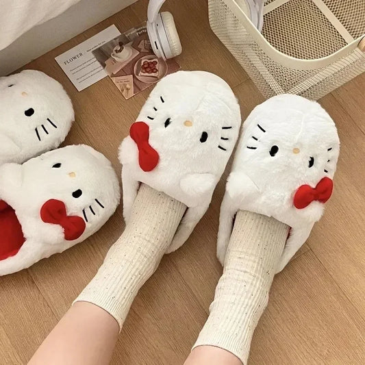 Sanrio Hello Kitty Plush Slippers