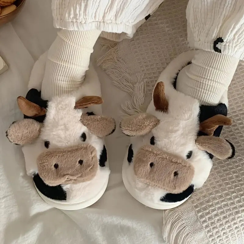 Cute Cow House Slippers